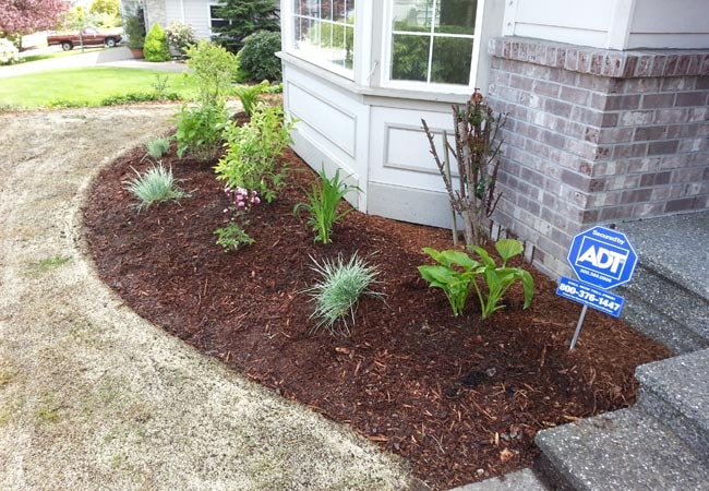 Mulch Installation in Baker project 3