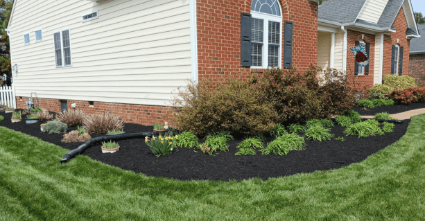 Mulch Installation in Baker project 4