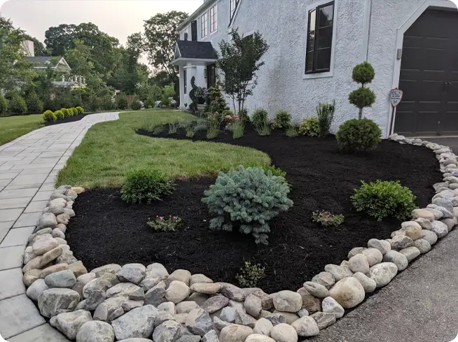 Mulch Installation in Hempstead example 5